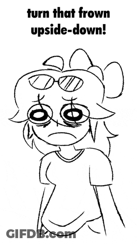 Turn That Frown Upside-Down GIF