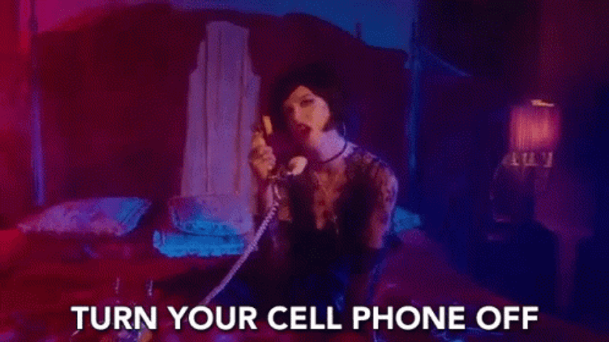 Turn Your Phone Off Halestorm Rocks GIF
