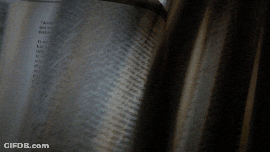 Turning Paper Book Pages GIF