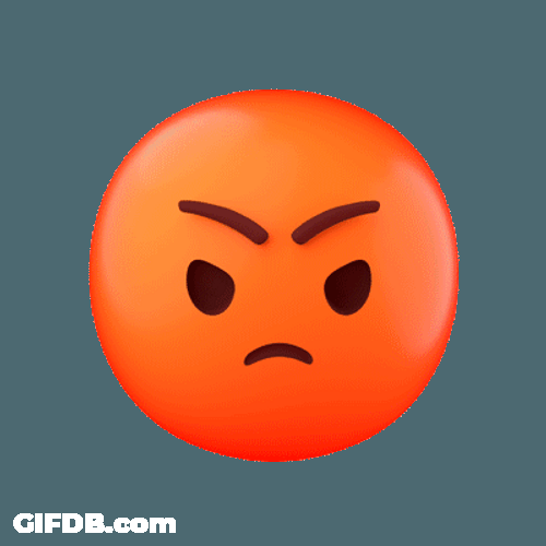 Turning Red Emoji Angry Face GIF