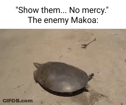 Turtle Crawling Out Of Sand Hole Show Them No Mercy Enemy Makoa GIF