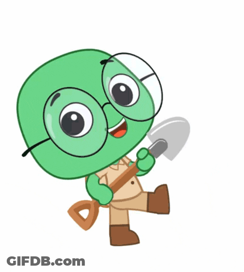 Turtle Dancing While Holding A Shovel GIF