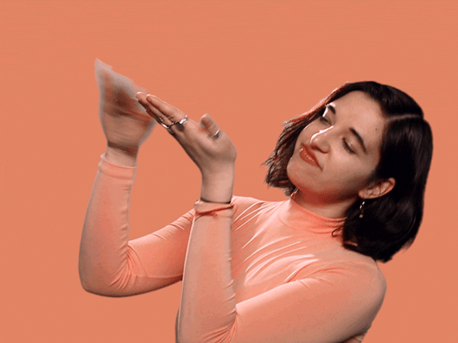 Turtle Neck Girl Boss Lady GIF
