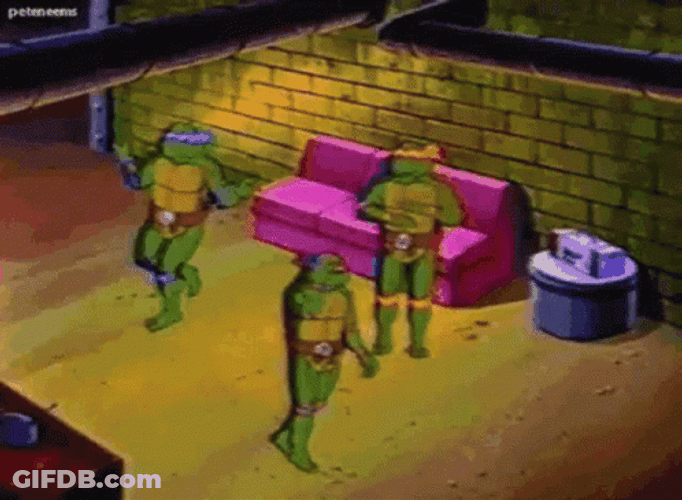 Turtle Tuesday Dancing Ninja Turtles GIF