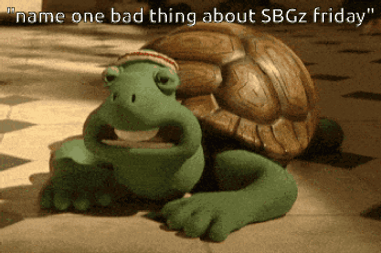 Turtle Tuesday Desperate Reaction Clay Animation GIF