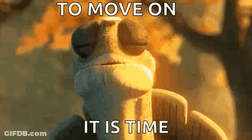 Turtle With Eyes Closed To Move On It Is Time GIF