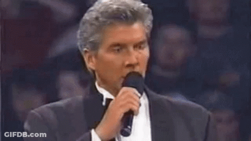 Tuxedo Man Singing Let's Get Ready To GIF