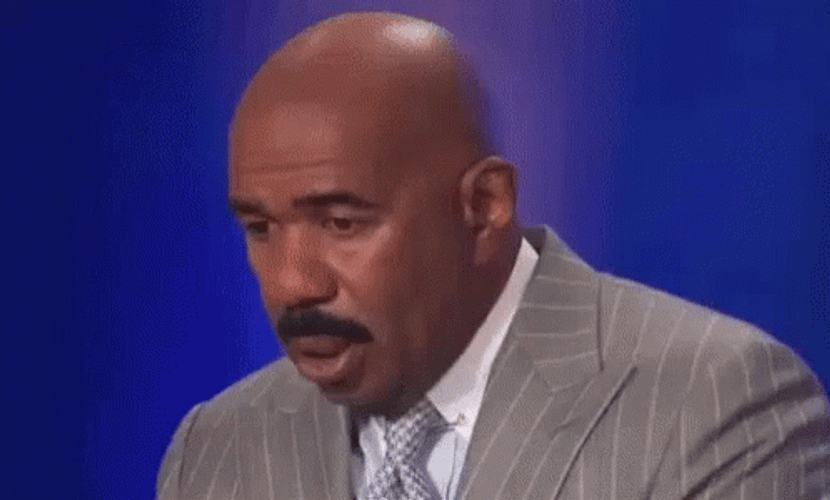 TV Host Steve Harvey Speechless GIF