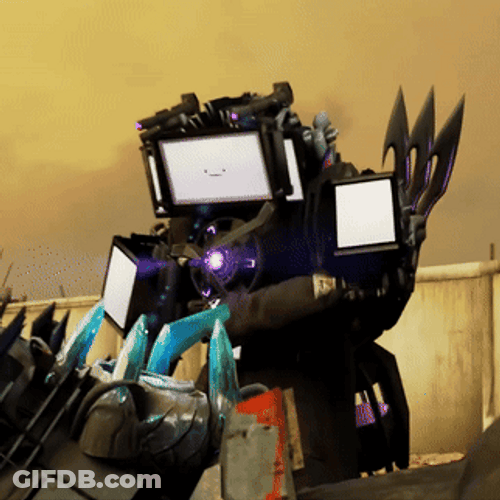 Tv Man Looking Around Skibidi Toilet Web Series GIF