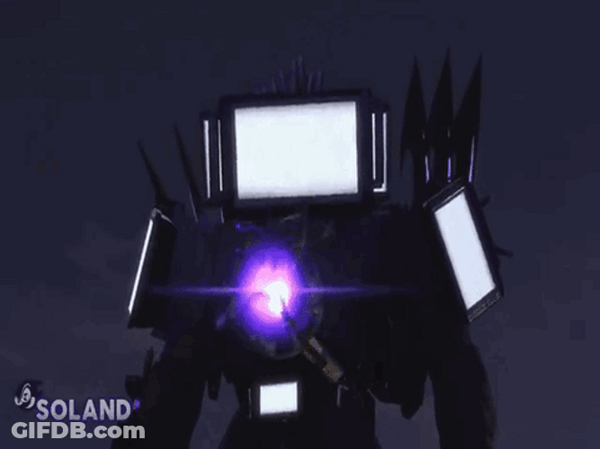 Tv Man Soland Nonchalant Purple Heart GIF