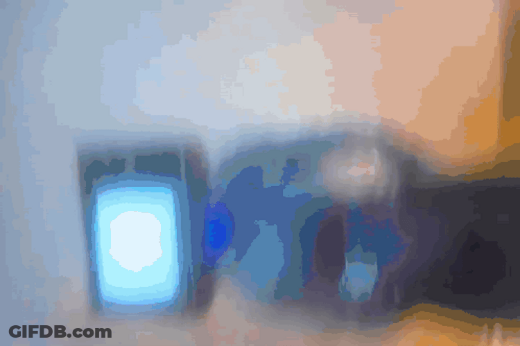 Tv Man Zoom In Side Shot GIF