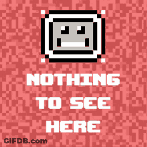 Tv No Signa Animation Nothing To See Here GIF