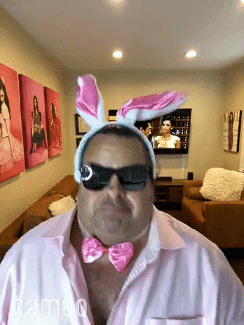 Tv Personality Big Ed Bunny Costume Dancing GIF