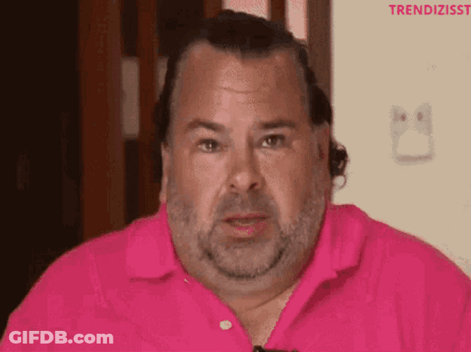 Tv Personality Big Ed Holding Tears Back GIF