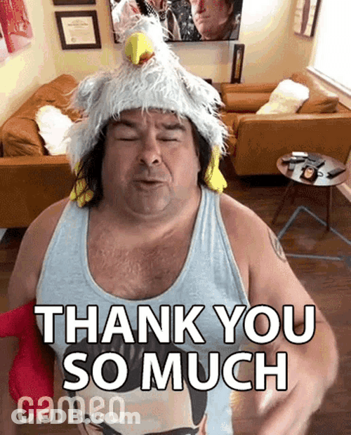 Tv Personality Big Ed Thank You So Much GIF