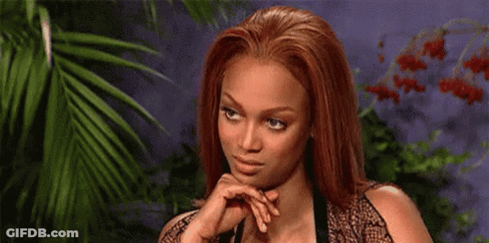 TV Personality Tyra Banks Eye Stare Down GIF