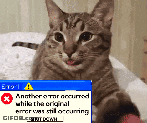 TV Screen Error Message Disciple Of Sleep GIF