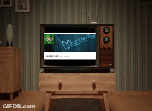 TV Screen Showing Chucky GIF
