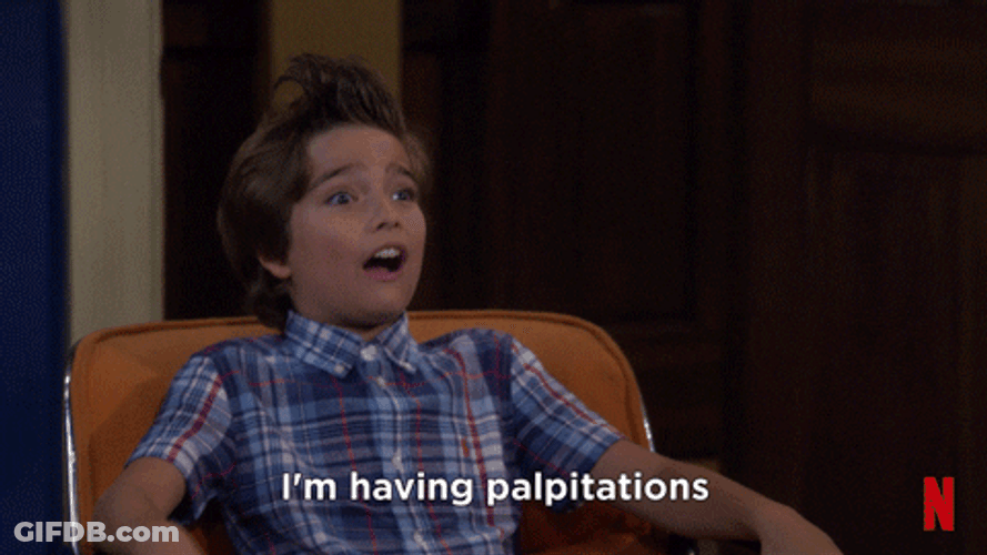 TV Show Full House Max Fuller Heart Pumping GIF