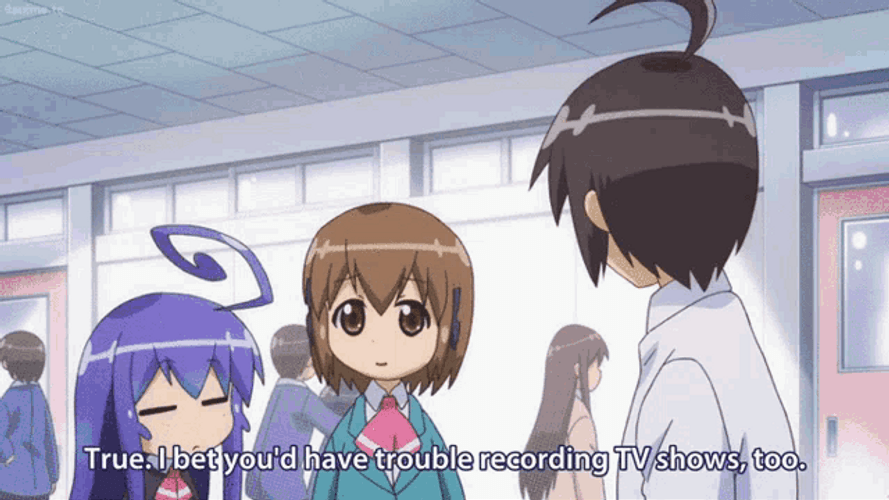 TV Shows Recording Acchi Kocchi GIF