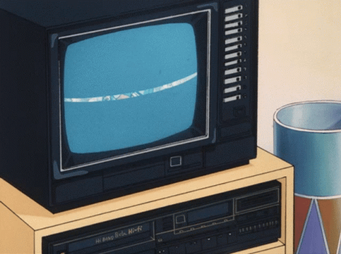 TV Static Anime Glitch GIF