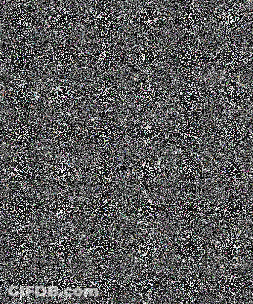 TV Static Black And White GIF