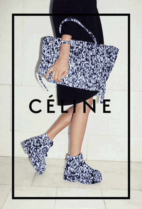 TV Static Celine Aesthetic GIF