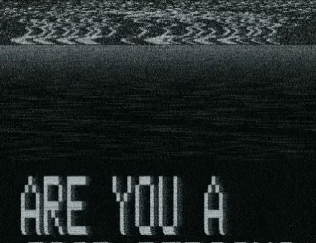 TV Static Evil Glitch GIF