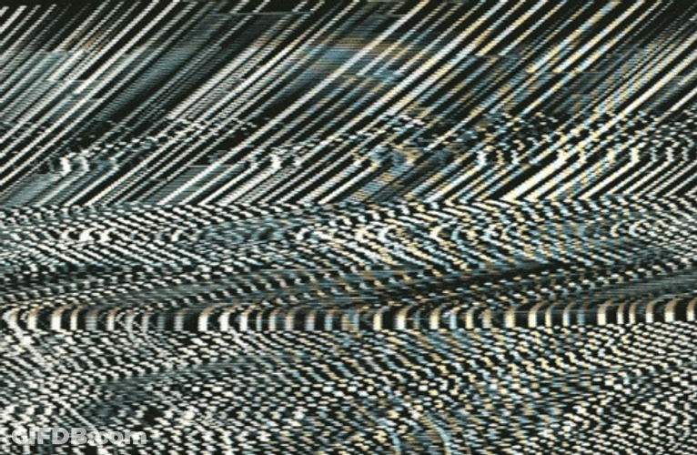 TV Static Line Patterns GIF