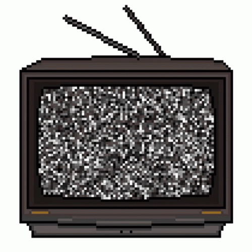TV Static Noise Cartoon GIF