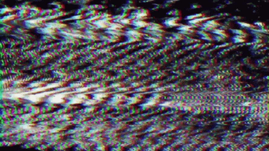 TV Static Trippy Waves GIF