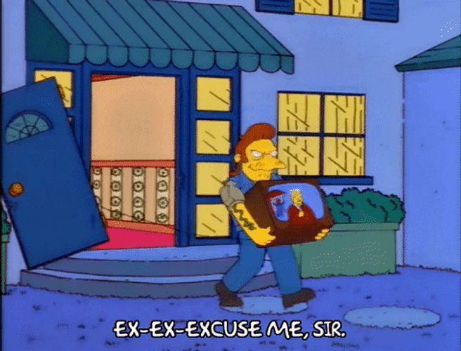 TV Thief The Simpsons GIF