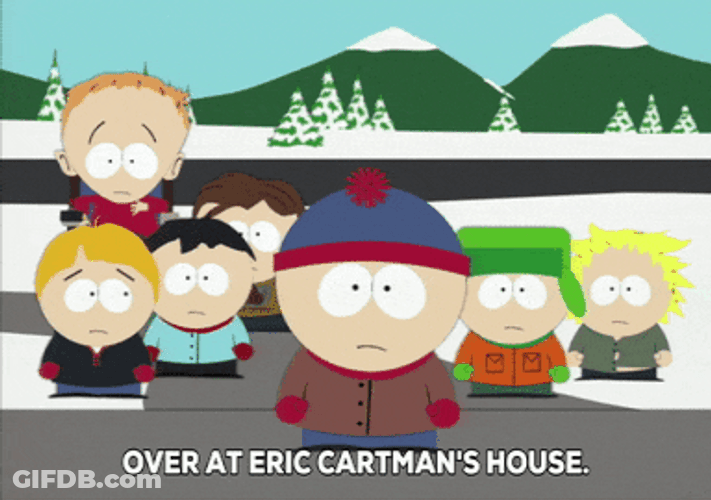 Tweaker Over Cartman's House GIF