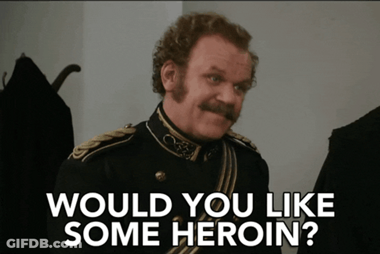 Tweaker Would You Like Some Heroin GIF
