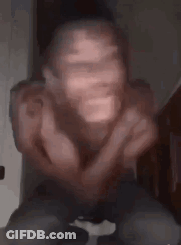 Tweaking Shaking Man GIF