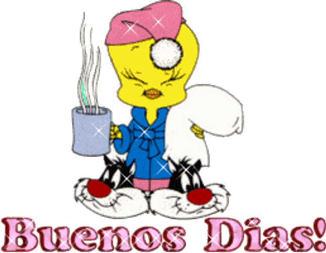 Tweetie Bird Buenos Dias GIF