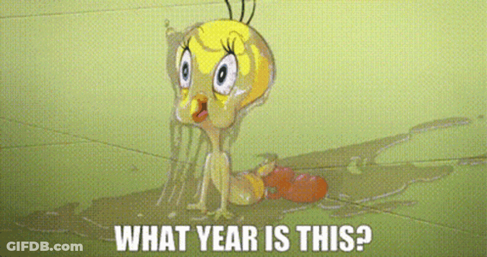 Tweety Asking What Year Is It GIF
