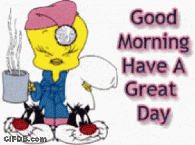 Tweety Bird Animated Good Morning GIF