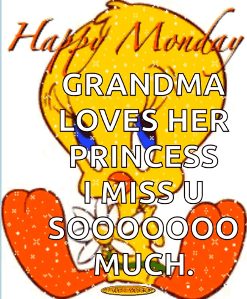 Tweety Bird Cute Monday GIF