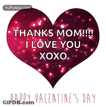 Tweety Bird Holding Heart Saying Thank You Happy Valentine's Day GIF