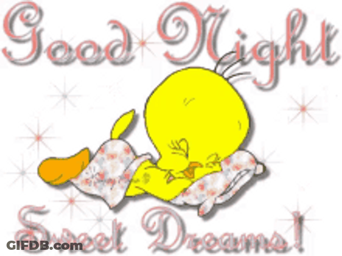 Tweety Bird Sleeping Sweet Dreams GIF