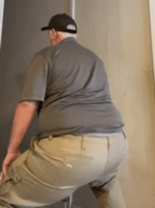 Twerk Funny Old Man GIF