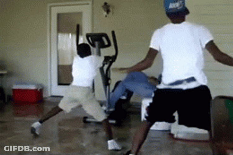 Twerk Gym Buddies GIF