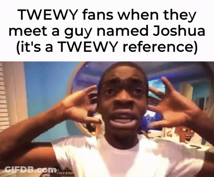TWEWY Fans Meeting A Guy Named Joshua GIF