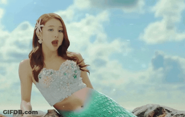 Twice Chaeyoung Mermaid GIF