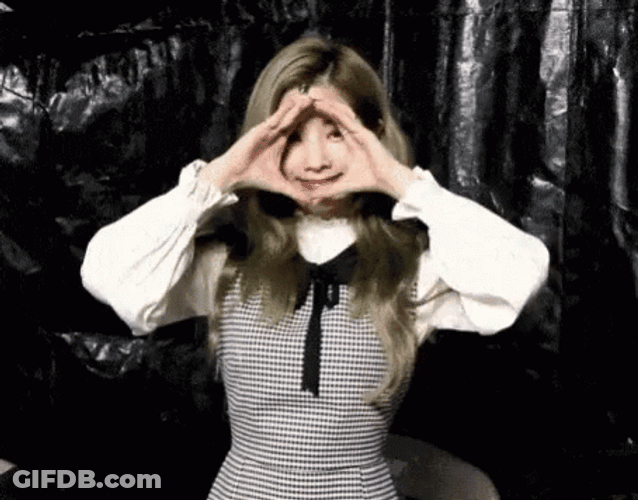 Twice Dahyun Cute Heart GIF