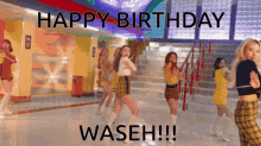 Twice Dancing Kpop Happy Birthday Song GIF