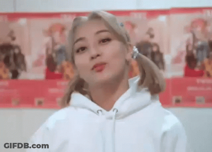 Twice Jihyo Salute GIF