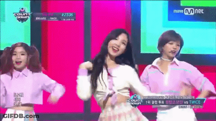 Twice K-Pop Dance Performance GIF