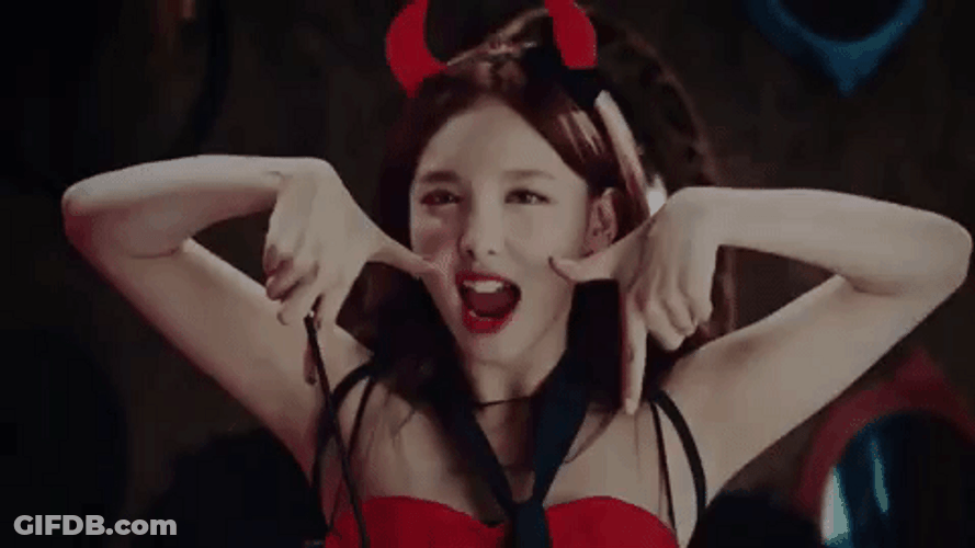 Twice K-Pop Devil Nayeon GIF